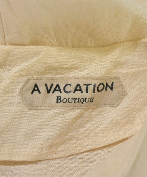A VACATION（アヴァケーション）ワンピース 白 サイズ:F レディース/2200736438230