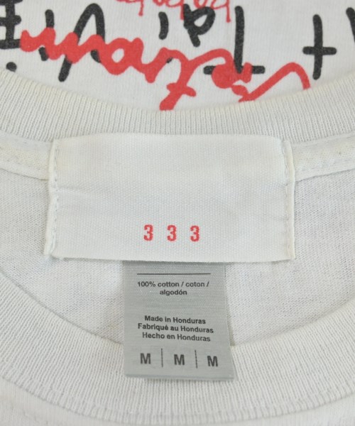 333（バーバーバー）Tシャツ・カットソー 白 サイズ:M メンズ/2200710601032