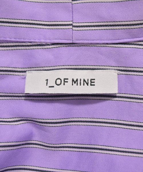 1_OF MINE（ワンオブマイン）カジュアルシャツ 紫 サイズ:XS レディース/2200623783146