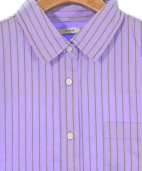 1_OF MINE（ワンオブマイン）カジュアルシャツ 紫 サイズ:XS レディース/2200623783146