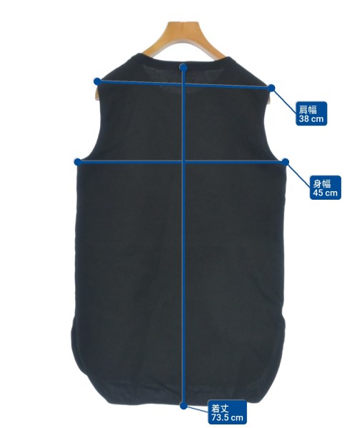 1_OF MINE（ワンオブマイン）ノースリーブ 黒 サイズ:F レディース/2200619556143