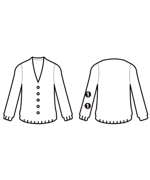 1_OF MINE（ワンオブマイン）カーディガン 白 サイズ:-(XS位) レディース/2200672197017