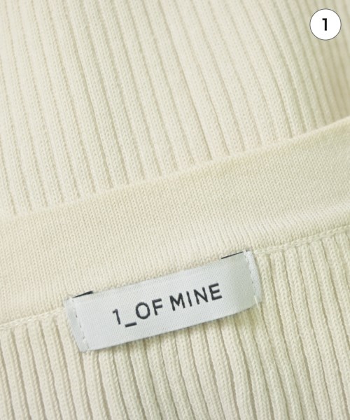 1_OF MINE（ワンオブマイン）カーディガン 白 サイズ:-(S位) レディース/2200672195266