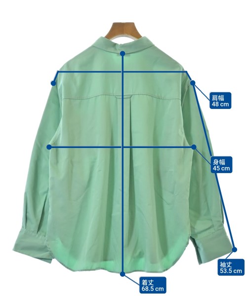 1_OF MINE（ワンオブマイン）カジュアルシャツ 緑 サイズ:F レディース/2200669437041