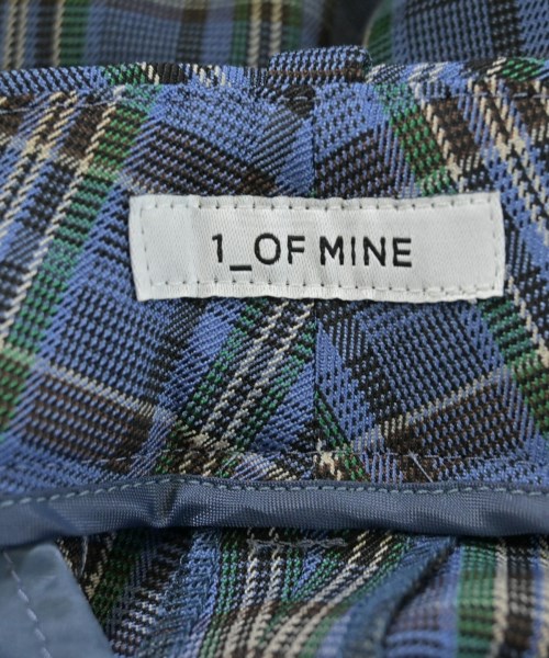 1_OF MINE（ワンオブマイン）スラックス 青 サイズ:38(M位) レディース/2200648713029