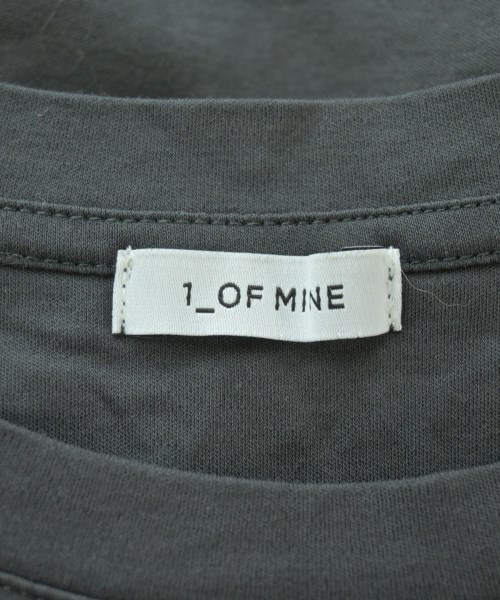 1_OF MINE（ワンオブマイン）Tシャツ・カットソー グレー サイズ:38(M位) レディース/2200656687084