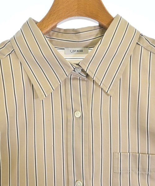 1_OF MINE（ワンオブマイン）カジュアルシャツ ベージュ サイズ:F レディース/2200648456025