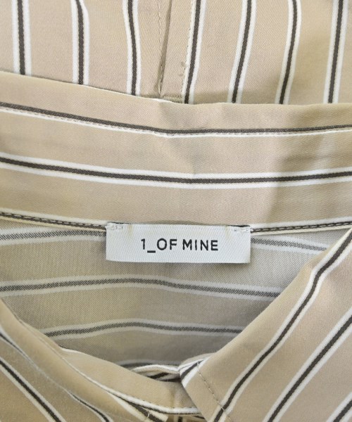 1_OF MINE（ワンオブマイン）カジュアルシャツ ベージュ サイズ:F レディース/2200648456025