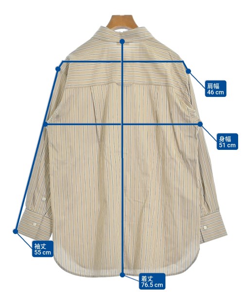 1_OF MINE（ワンオブマイン）カジュアルシャツ ベージュ サイズ:F レディース/2200648456025