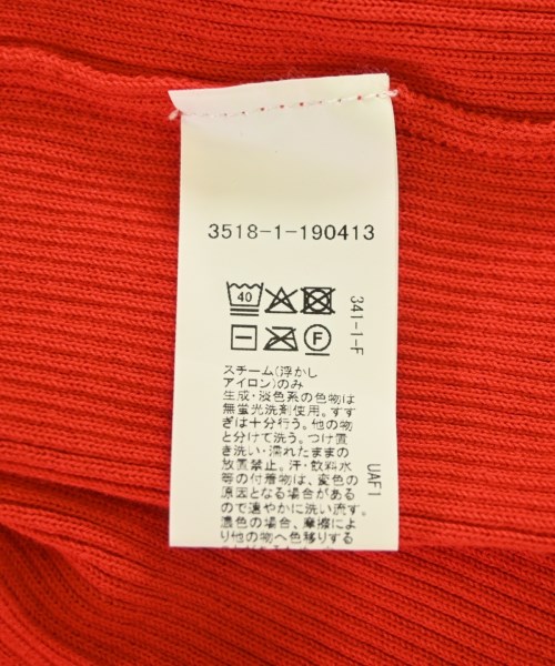1_OF MINE（ワンオブマイン）ニット・セーター 赤 サイズ:-(XS位) レディース/2200707141084