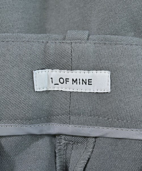 1_OF MINE（ワンオブマイン）スラックス グレー サイズ:40(M位) レディース/2200658750076