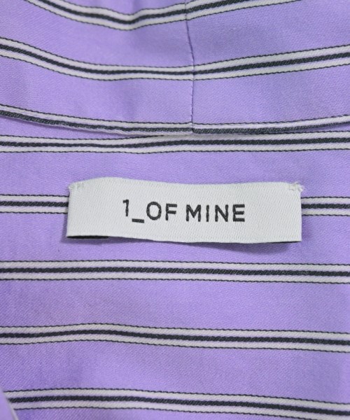 1_OF MINE（ワンオブマイン）カジュアルシャツ 紫 サイズ:F レディース/2200666224095