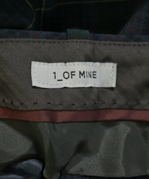 1_OF MINE（ワンオブマイン）スラックス 青 サイズ:36(S位) レディース/2200726300028
