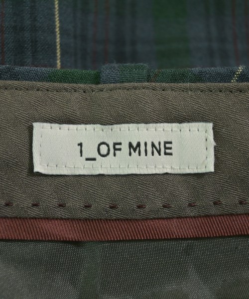 1_OF MINE（ワンオブマイン）スラックス 紺 サイズ:40(M位) レディース/2200720757071