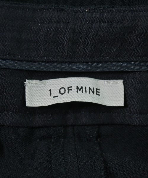 1_OF MINE（ワンオブマイン）スラックス 紺 サイズ:40(M位) レディース/2200723834090