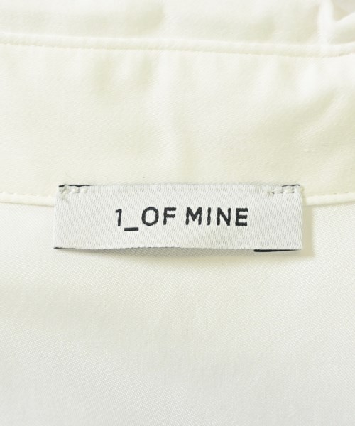 1_OF MINE（ワンオブマイン）カジュアルシャツ 白 サイズ:F レディース/2200682616010