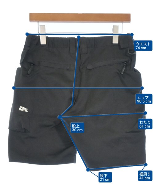 Abu Garcia（アブガルシア）ショートパンツ 黒 サイズ:M レディース/2200673385031