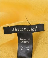 ACCENTUAL（アクセンチュアル）ストール 黄 サイズ:- レディース/2200640199074