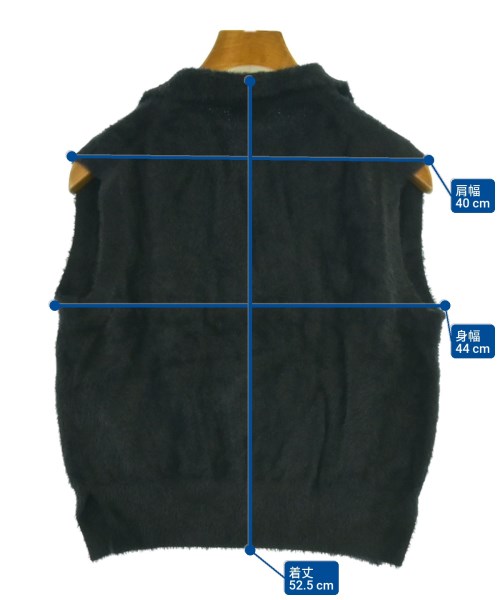 ALDRIDGE（アルドリッジ）ベスト/ノースリーブ 黒 サイズ:-(M位) レディース/2200653320083