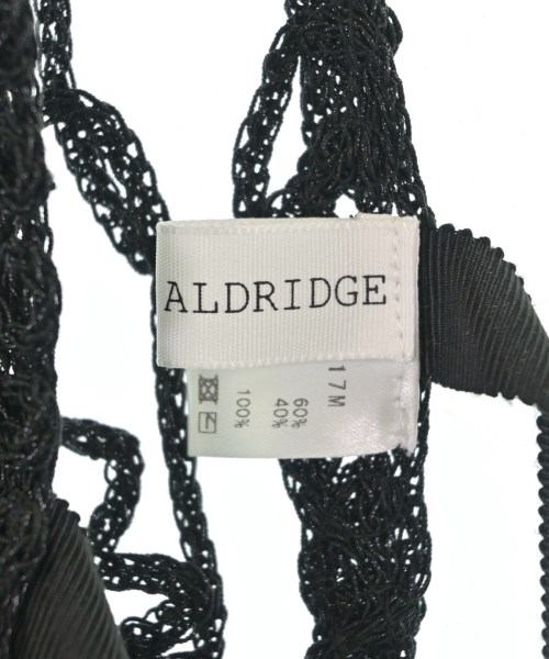 ALDRIDGE（アルドリッジ）ベスト/ノースリーブ 黒 サイズ:F レディース/2200688478025