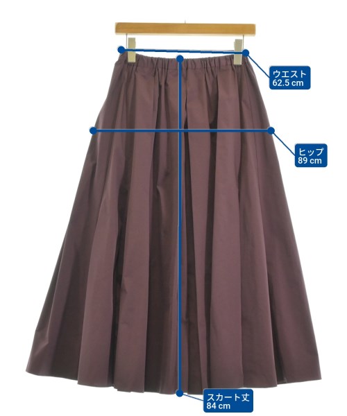 AMBELLITE（アンベルライト）ロング・マキシ丈スカート 赤 サイズ:38(M位) レディース/2200656042050