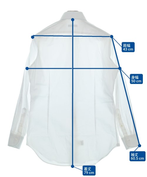 ARCODIO（アルコディオ）カジュアルシャツ 白 サイズ:39(M位) メンズ/2200653560137