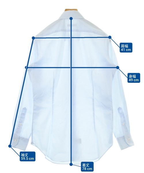 ARCODIO（アルコディオ）カジュアルシャツ 青 サイズ:38(S位) メンズ/2200654436035