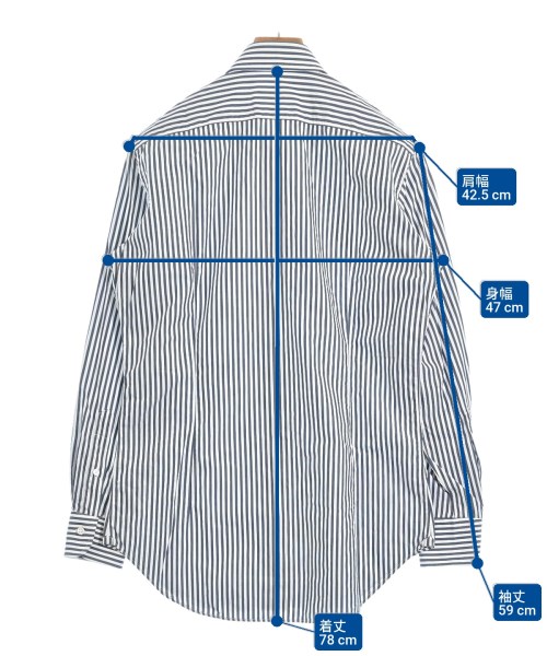 ARCODIO（アルコディオ）カジュアルシャツ 青 サイズ:38(S位) メンズ/2200654436066