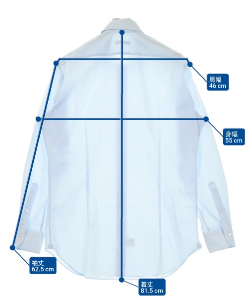 ARCODIO（アルコディオ）カジュアルシャツ 青 サイズ:41(XL位) メンズ/2200640996031