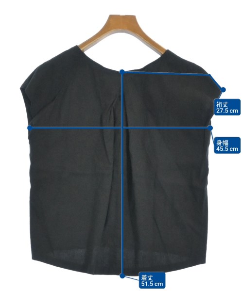 ASHY ROVE（アッシュローブ）ブラウス 黒 サイズ:38(M位) レディース/2200626288112