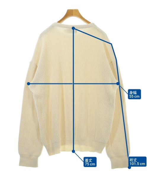 Binghamton Knitting（ビンガムトンニッティング）ニット・セーター 白 サイズ:XXL メンズ/2200649205042