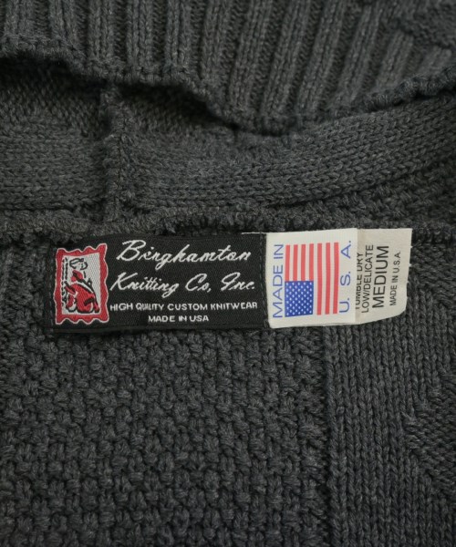 Binghamton Knitting（ビンガムトンニッティング）ニット・セーター グレー サイズ:M メンズ/2200663299102