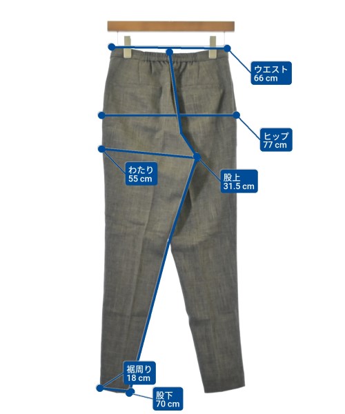 CADUNE（カデュネ）スラックス 茶 サイズ:36(S位) レディース/2200613948036