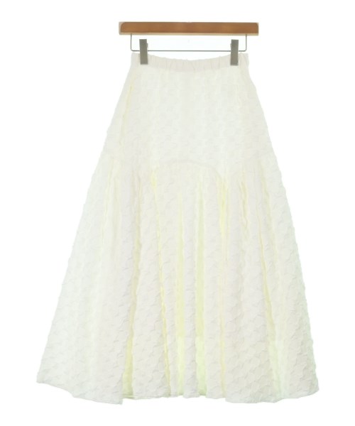 CADUNE（カデュネ）ロング・マキシ丈スカート 白 サイズ:34(XS位) レディース/2200615386065