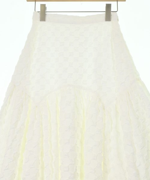 CADUNE（カデュネ）ロング・マキシ丈スカート 白 サイズ:34(XS位) レディース/2200615386065