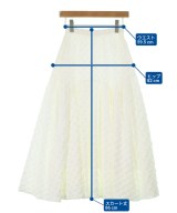 CADUNE（カデュネ）ロング・マキシ丈スカート 白 サイズ:34(XS位) レディース/2200615386065