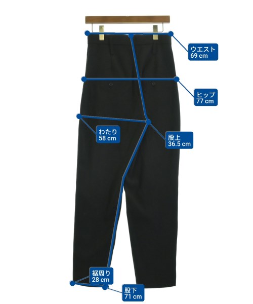 CADUNE（カデュネ）スラックス 黒 サイズ:38(M位) レディース/2200627333019
