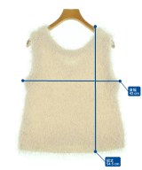 CADUNE（カデュネ）ベスト/ノースリーブ 白 サイズ:36(S位) レディース/2200616896075