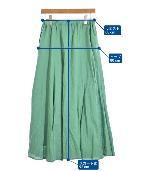 CADUNE（カデュネ）ロング・マキシ丈スカート 緑 サイズ:38(M位) レディース/2200615619033