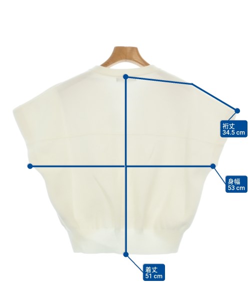 CADUNE（カデュネ）ニット・セーター 白 サイズ:38(M位) レディース/2200611557032