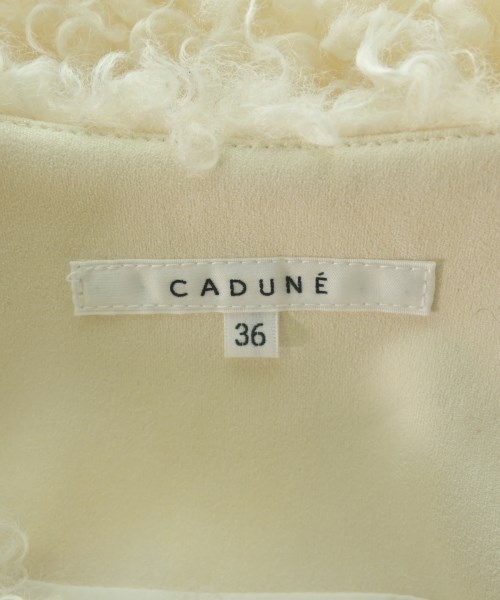CADUNE（カデュネ）ノーカラージャケット 白 サイズ:36(S位) レディース/2200677807010