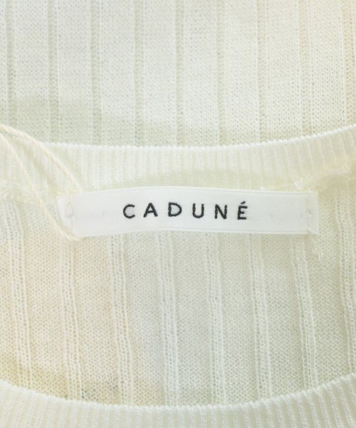 CADUNE（カデュネ）ニット・セーター 白 サイズ:38(M位) レディース/2200676739169