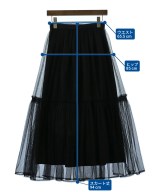 CADUNE（カデュネ）ロング・マキシ丈スカート 黒 サイズ:36(S位) レディース/2200699268059