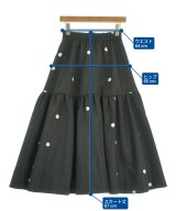 CADUNE（カデュネ）ロング・マキシ丈スカート 黒 サイズ:34(XS位) レディース/2200649690046