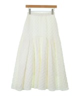 CADUNE（カデュネ）ロング・マキシ丈スカート 白 サイズ:34(XS位) レディース/2200655044031