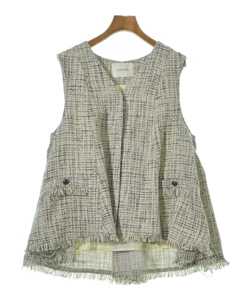 CADUNE(カデュネ)ベスト 白 サイズ:38(M位)/2200632968046