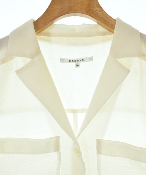 CADUNE（カデュネ）シャツワンピース 白 サイズ:36(S位) レディース/2200663503025