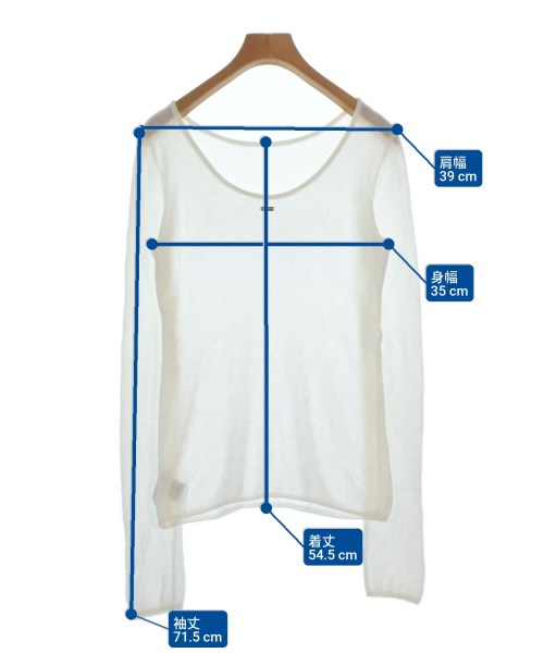 CADUNE（カデュネ）ニット・セーター 白 サイズ:38(M位) レディース/2200662877028