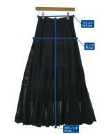 CADUNE（カデュネ）ロング・マキシ丈スカート 黒 サイズ:38(M位) レディース/2200726393167