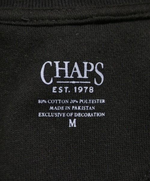CHAPS（チャップス）スウェット 黒 サイズ:M メンズ/2200634238093